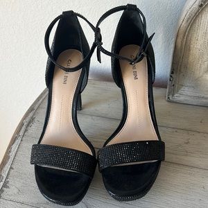 Gianni Bini heels with black jewels